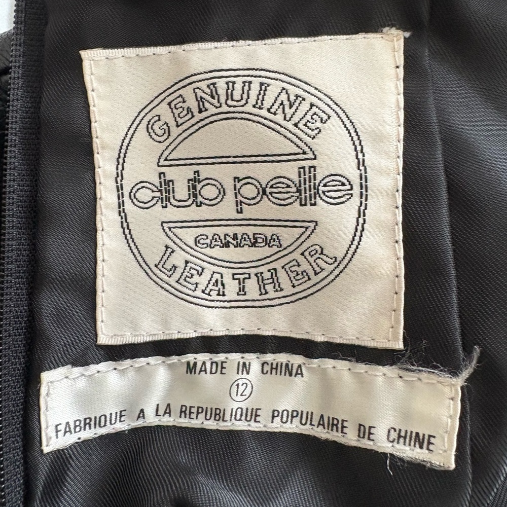 Vintage Leather Midi Skirt​ - Picture 9 of 12
